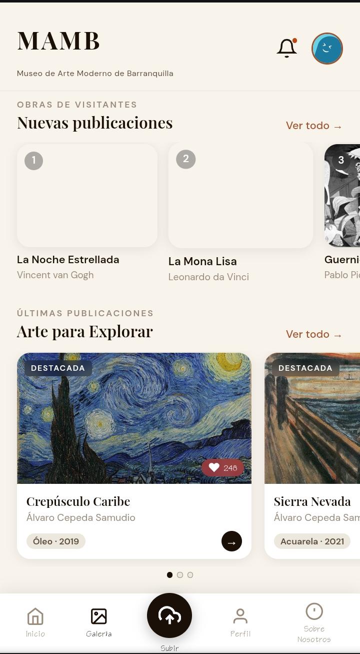 Formulario de subida